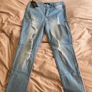 NVGTN NAVI XL Light Blue Distressed Jeans!